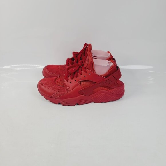 Nike Air Huarache Men's Triple Varsity Red 318429-660 Lace-Up Running Shoes 8.5 - Picture 2 of 7